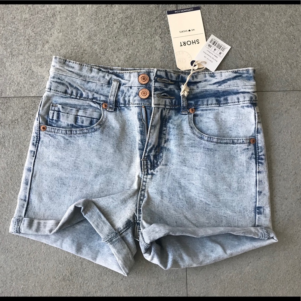 Cotton On Bree High Wasted Denim Shorts